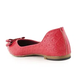 Cogner Women Textured Mules with Bows Flats image 2