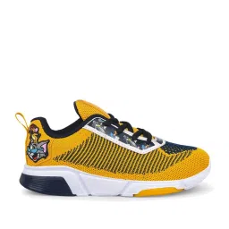 Campus Kids Mustard & Navy Running Shoes image 1