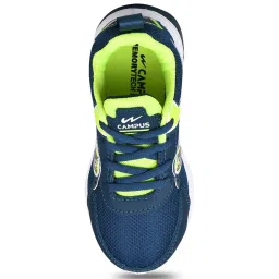 Campus Kids Navy & Green Running Shoes image 3