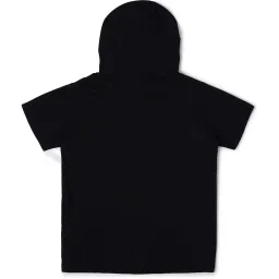 Pepe Jeans Kids Black Cotton Graphic T-Shirt image 2