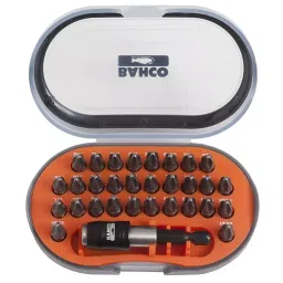 Bahco Driver Bit Set Hexagon Phillips Pozidriv Slotted Torx, 60T/31-1 (Set of 31 Pcs)-image-37