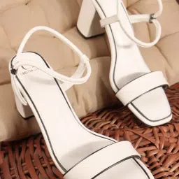 Carlton London Women's Off-white Sling Back Sandals-picture-24