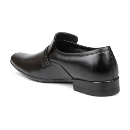 Privo by Inc.5 Men's Black Formal Loafers image 5
