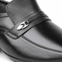 Privo by Inc.5 Men's Black Formal Loafers image 4