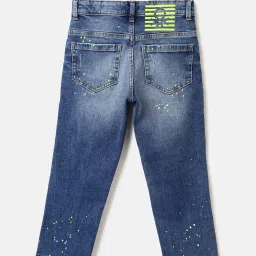 United Colors of Benetton Kids Blue Distressed Jeans image 2