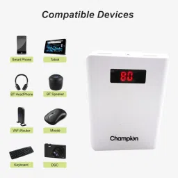 Champion Z-10 10400mAh Power Bank (White) image 3