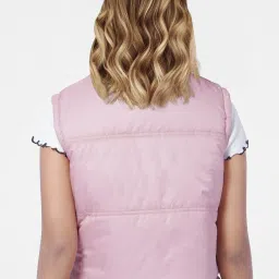 Only Dusty Pink Regular Fit Puffer Jacket image 2