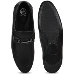 Privo by Inc.5 Men's Black Formal Loafers image 3