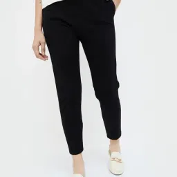 Code by Lifestyle Black Regular Fit Mid Rise Pants-picture-27