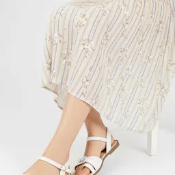 KALINI Women One Toe Flats with Buckles-picture-16