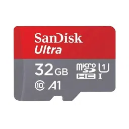 SanDisk Ultra SDSQUA4-032G-GN6MN 32GB MicroSD UHS-I Card - Pack of 2 (Red/Grey) image 2
