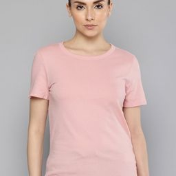 Domyos By Decathlon Round Neck Pure Cotton Sports T-shirt-picture-4
