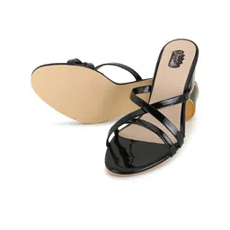 TAYDOL Women Block Heels Open Toe Sandals image 5