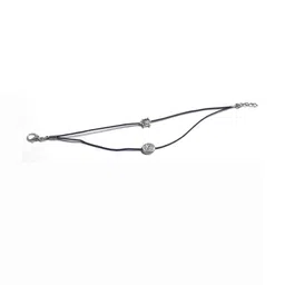 gurjari jewellers Women Oxidised Charms Black Thread Bracelet-image-59