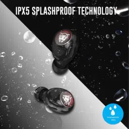 Ant Audio Wave Sports TWS 750 Wireless Bluetooth Earpods (Red and Black) image 2