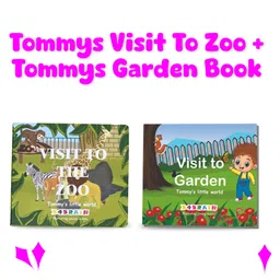 b4brain Tommy's Visit to Zoo& Tommy's Garden Board Book-english-picture-17