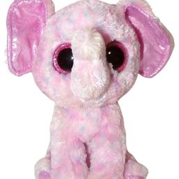 Tickles Cute Sitting Elephant Glitter Eyes Soft Stuffed Plush Animal Toy for Kids Boys & Girls Birthday Gift (Size: Length 20 cm Color: Pink)-picture-10