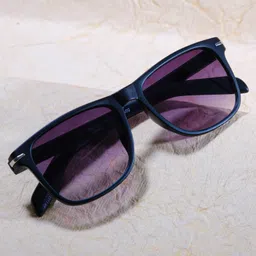 DukieKooky Solid Wayfarer Sunglasses With UV Protection Lens - Black-picture-20