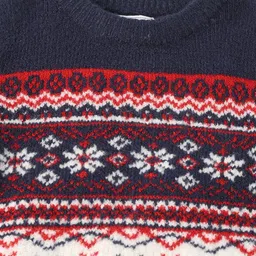 max Boys Fair Isle Printed Pullover image 3