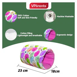 VParents Baby Feeding and  Arm Pillow for New Born Nursing Pillow for Breast and bottle feeding pillow Combo(Chunky) image 2