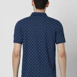 Peter England Men Printed Polo Collar T-shirt image 3
