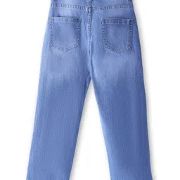 arias by lara dutta Arias Cotton Stretch Full Length Medium Wash Jeans - Blue image 3