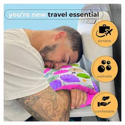 VParents Baby Feeding and  Arm Pillow for New Born Nursing Pillow for Breast and bottle feeding pillow Combo(Chunky) image 3