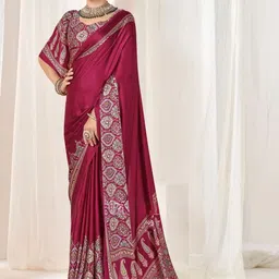 RegalDrapes Ethnic Motifs Satin Designer Saree-picture-12