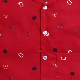 The Magic Wand Unisex Kids Printed Night suit image 2