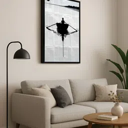 999Store Grey & Black 1 Piece Canvas Other Wall Paintings image 3