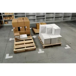 BRADY Floor Marking Tape L Shape Solid White No Legend 2 x 5 inch x 8 mm, 11Z162 (Pack of 20) image 3