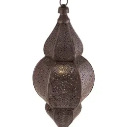 Homesake Copper Moroccan Hanging Lamp - Set of 1 image 3