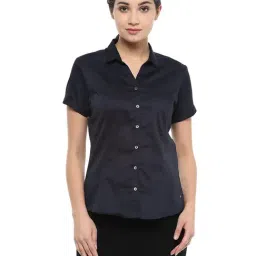 Solly by Allen Solly Navy Regular Fit Shirt-image-39