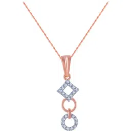 P.C. Chandra Jewellers 14 kt Gold & Diamond Pendant without Chain-picture-48