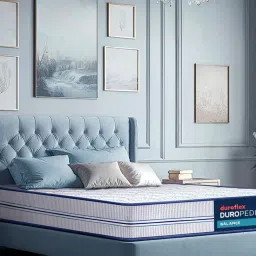 Duroflex White 5 Zone Dual Density Orthopedic 7 Inch King Size Medium Firm Mattress - 78X72X7 Inch image 1