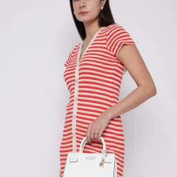 Guess White Salado Satchel image 1