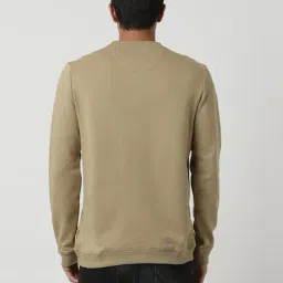 Van Heusen Beige Regular Fit Printed Sweatshirt image 2