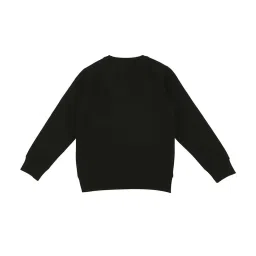 Pepe Jeans Kids Black Graphic Full Sleeves Sweatshirt image 2