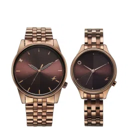 Fastrack 33056296QM02P Mixmatched Couple Analog Watchs image 1