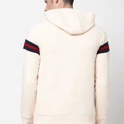 Lee Cream Regular Fit Printed Hooded SweatShirt image 2