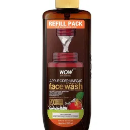 WOW Skin Science Apple Cider Vinegar Foaming Face Wash Refill Pack - 200 ml image 1