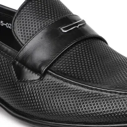 Atesber by Inc.5 Men's Black Formal Loafers image 4