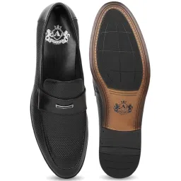 Atesber by Inc.5 Men's Black Formal Loafers image 3