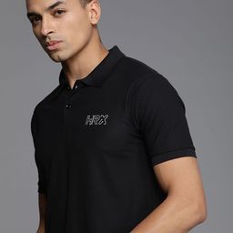 HRX by Hrithik Roshan Men Brand Logo Printed Polo Collar Rapid-Dry T-shirt-picture-46