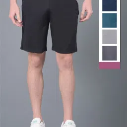 Force NXT Multicolored Regular Fit Sports Shorts- Pack Of 5 image 1