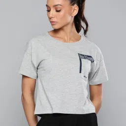 ALCIS Grey Graphic Print Sports T-shirt image 1