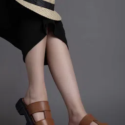 DressBerry Platform Peep Toes with Buckles image 2