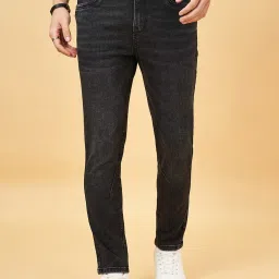 Sf Jeans By Pantaloons Black Slim Fit Jeans image 1