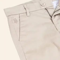 U.S. Polo Assn. Boys Beige Cotton Trousers image 5