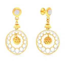 Malabar Gold and Diamonds 22k Gold Earrings for Women-image-52